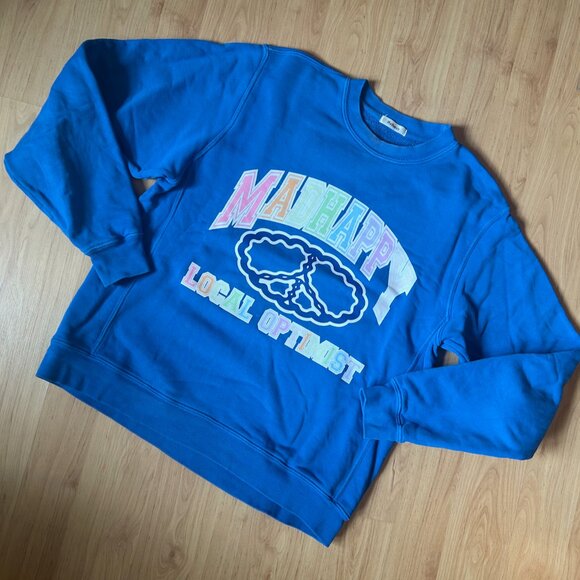 Madhappy royal blue Local Optimist sweatshirt - Picture 2 of 3